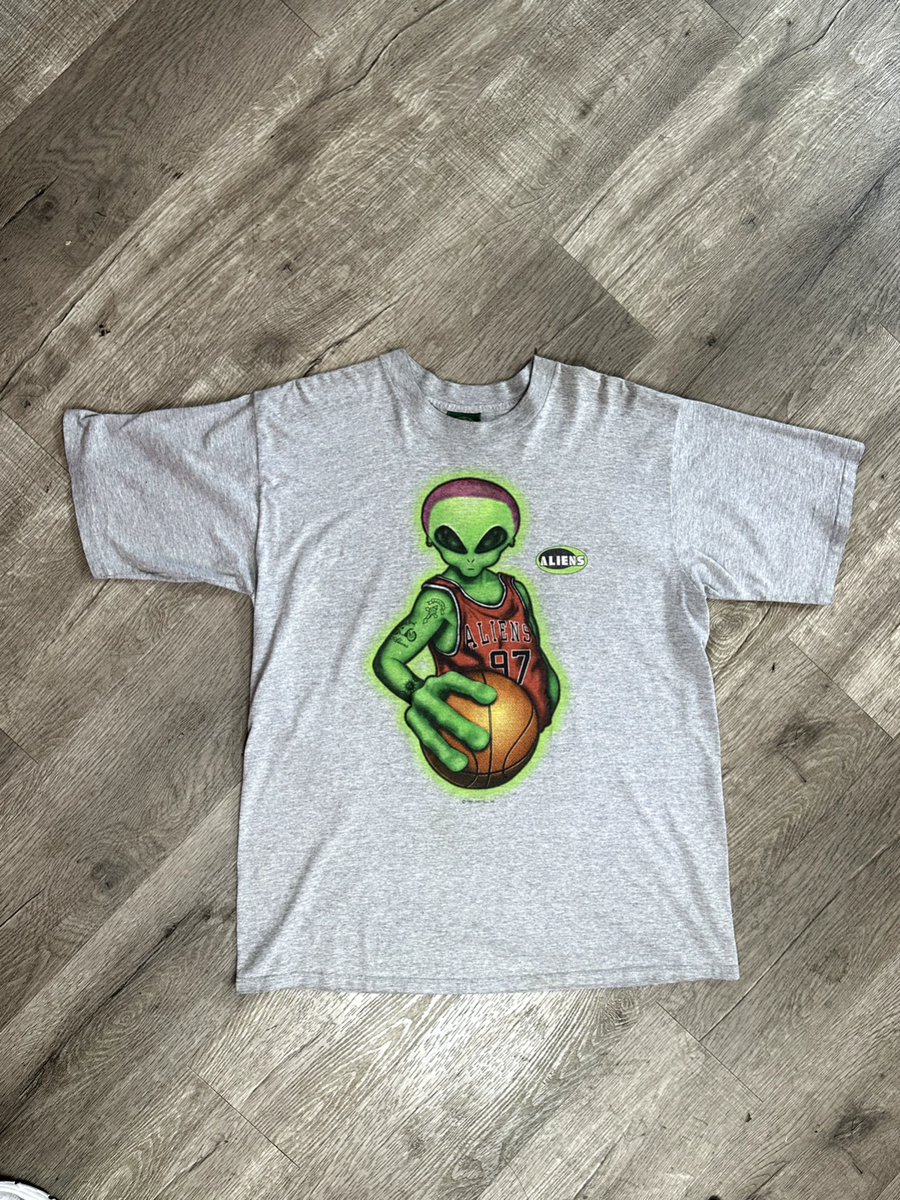 1996 Logotel Dennis Rodman Alien Workshop T-Shirt | eBay
