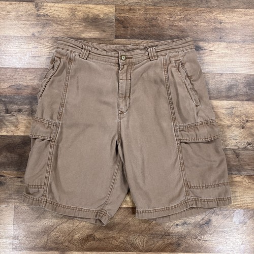 Tommy Bahama Cargo Shorts Herren 32 Beige Relax Khaki Strick