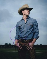 JOSH HENDERSON signed Autogramm 20x25cm DALLAS in Person autograph COA