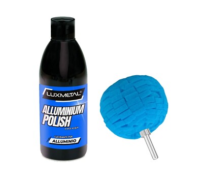 Polierset Aluminium Polish Poliermittel für Aluminium 250gr + Kugel Medium