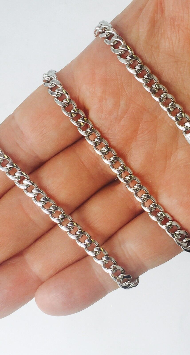 24 Da Uomo Argento Sterling Collana Miami Biker Cubano 24 Da Uomo Argento Sterling Collana Miami Biker Cubano