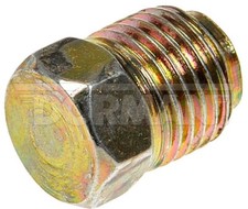 Dorman 490-490.1 Pipe Plug-Hex Head- 3/16 In. Tube Size (Male 3/8-24 Inv. Flare)