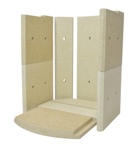 Firebox liner for fireplace Alicante stove spare parts combustion chamber - Picture 2 of 7