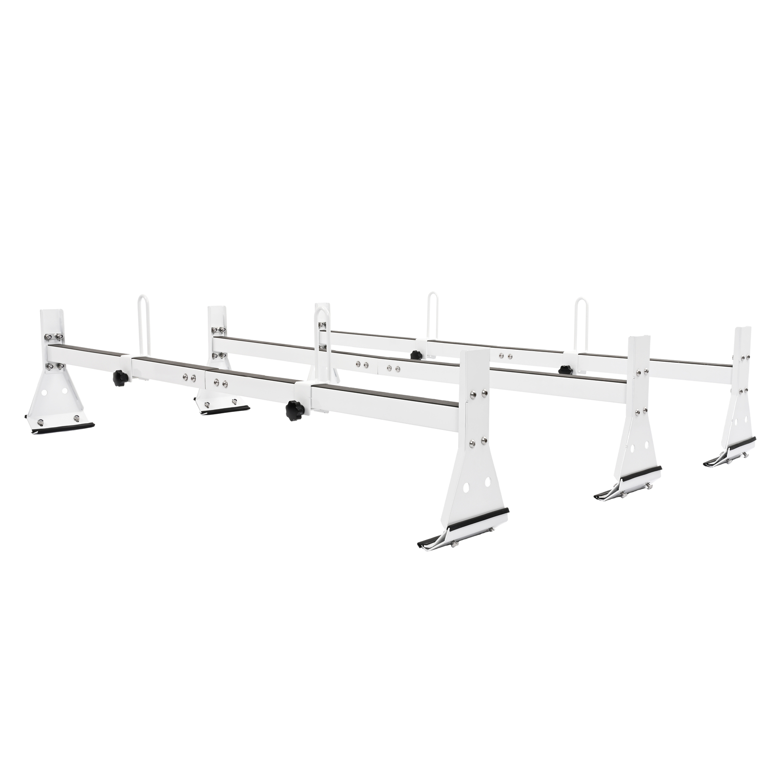 59" For Chevy Express Fullsize Van 3 bar 96-23 Ladder Roof Rack Steel Cross Bar