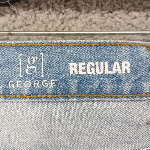 George Jeans Mens 40X32 (31 inseam) Blue Jeans - Picture 9 of 11