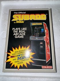 Subroc, Colecovision, Coleco 1983, Cartridge, & Box Tested - Free Shipping