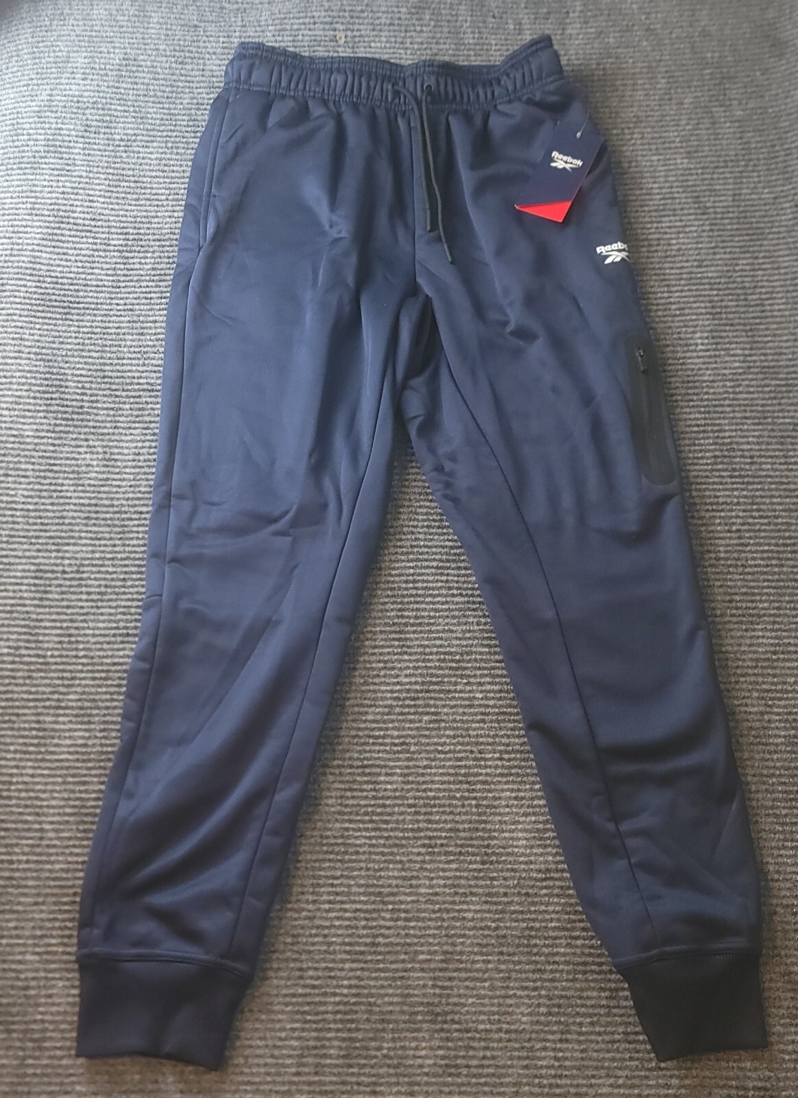 Reebok Men's Slim Fit Joggers Track Pants Size S MSRP $70-image