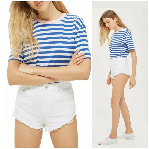 Topshop Moto Kiri Cut Off Raw Fray Hem 