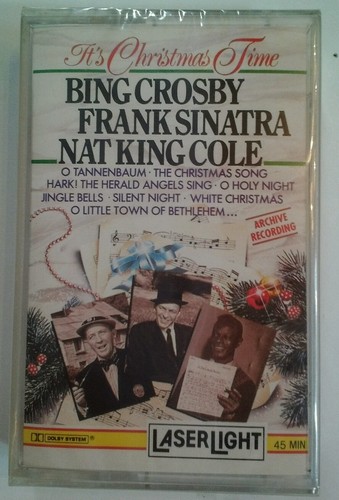 IT'S CHRISTMAS TIME Holiday Music NEW Cassette Bing Crosby Frank Sinatra SEALED