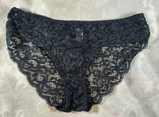 Vintage MARILYN MONROE All Lace Bikini Panties Size L Nylon Blend