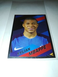 2018 Panini World Cup Kylian Mbappe Rookie Silver Sticker