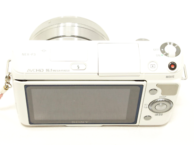 Good!!]Sony NEX-F3 16.1MP Camera w/SEL16F28 16mm f/2.8 prime Lens