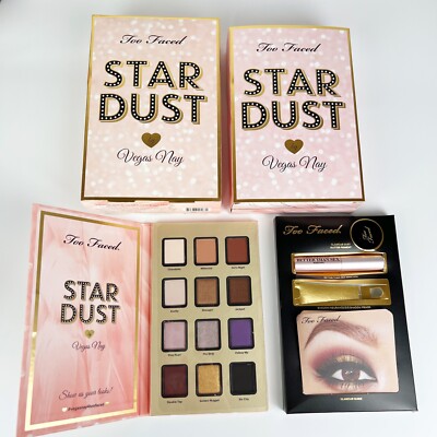 Too Faced Star Dust By Vegas Nay Eyeshadow Palette Rare No Primer 