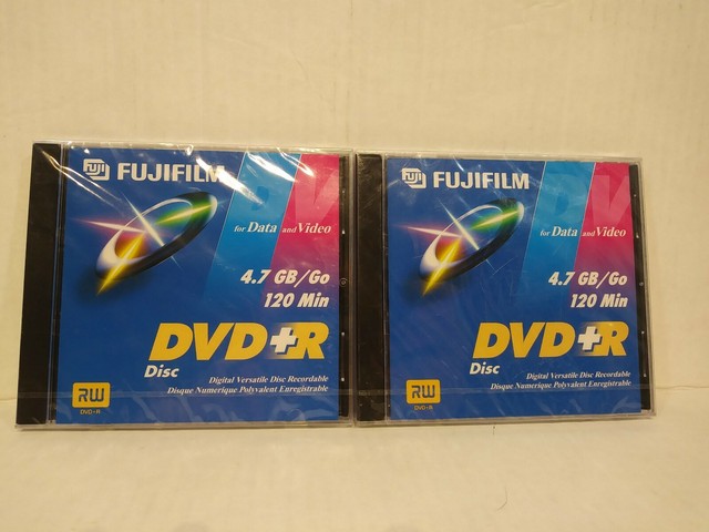 FujiFilm DVD-R Disc 4.7 GB/GO 120 min for Data Video Digital Recordable ...