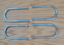 1955 1956 1957 CHEVY LEAF SPRING U BOLTS & NUTS 4 PIECE SET ** USA MADE **