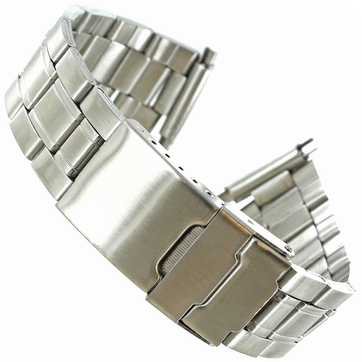 Bracelet Alligator noir mat. 20x18 DPL avec fermoir. (D'occasion) à Le