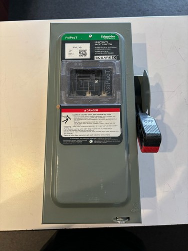 INTERRUPTOR DE SEGURIDAD DE ALTA RESISTENCIA CUADRADO D VHU361 30A 600V - Imagen 2 de 5