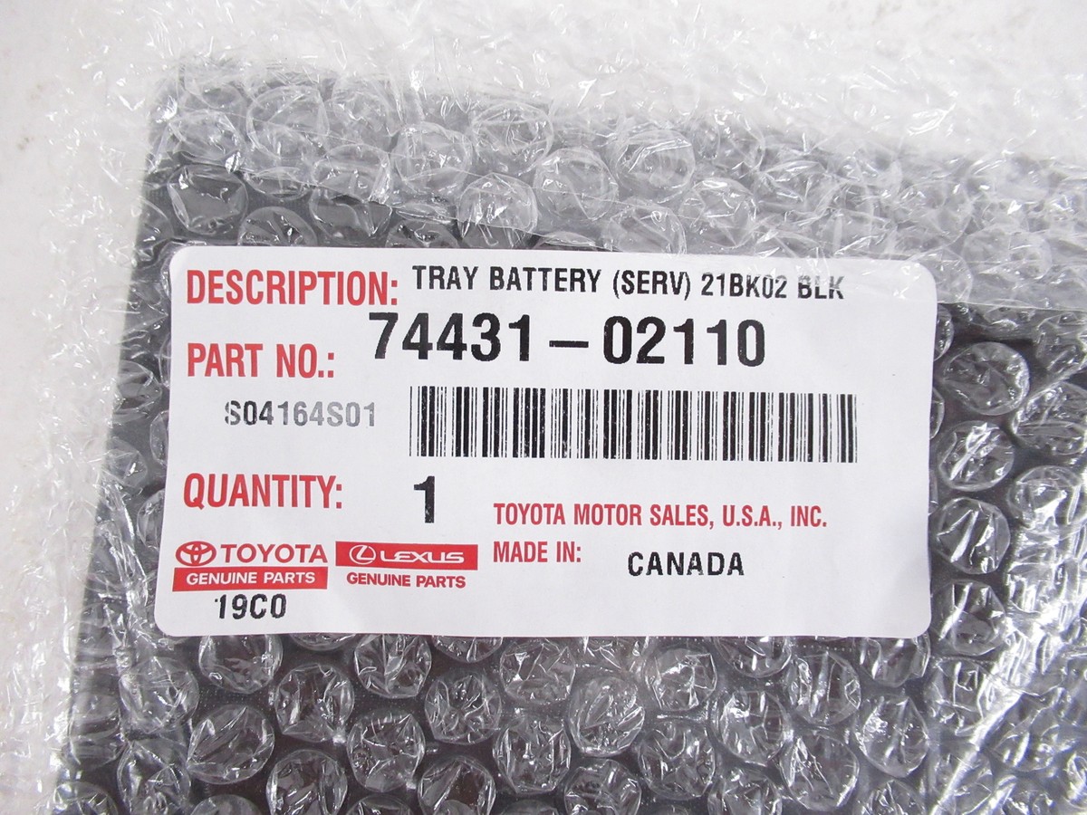 Genuine OEM Toyota 74431-02110 Battery Tray 03-19 Corolla 03-13