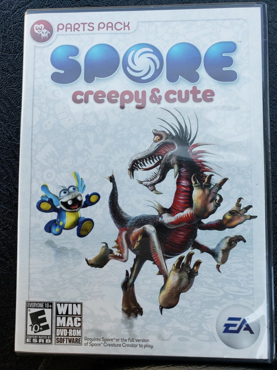 Spore Creepy & Cute Parts Pack-Win/Mac DVD Rom-EA-complete
