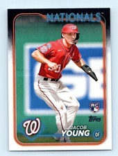 2024 Topps Series 2 Jacob Young Rookie Washington Nationals #397