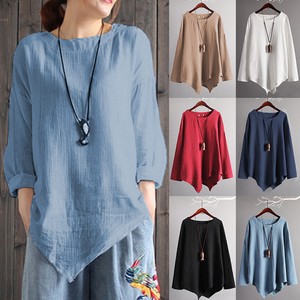 Aliexpress.com : Buy Romacci Women Cotton Linen Blouse