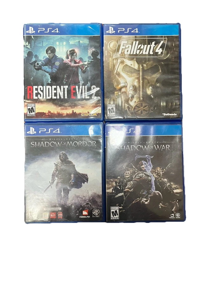 Лот из 10 игр PS4, протестированные, в коробке, RE2, Fallout 4, коллекция AC Ezio и многое другое - Изображение 2 из 2