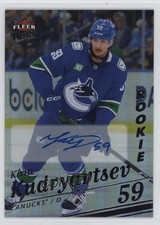 2025-26 Upper Deck Fleer Ultra Rookies Rainbow Foil Kirill Kudryavtsev Auto 1du0
