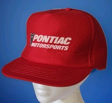 Pontiac Motorsports Full Foam SnapBack Cap Hat Made in USA