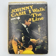 Johnny Cash - I Walk The Line - Restored 8 Track Tape - New Pad and Splice