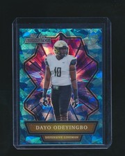 DAYO ODEYINGBO 2021 WILD CARD ALUMINATION BLUE HOLO-LUX PARALLEL 43/50 #36