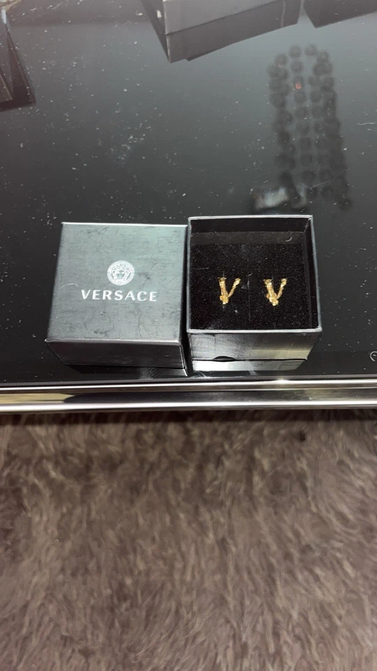 Versace Medusa Ohrstecker Vergoldet - Bild 2 von 4