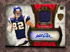 2011 Topps Supreme - Autographed Relics Kyle Rudolph #SAR-KR /20 (AU, MEM, RC)