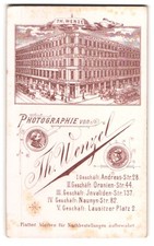 Fotografía Th. Wenzel, Berlín, Andreas-Str. 28, vista Berlín, das Ateliersgeb