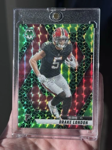 2025 Panini Mosaic Drake London Prizm Serial Numbered #250 Atlanta Falcons NFL