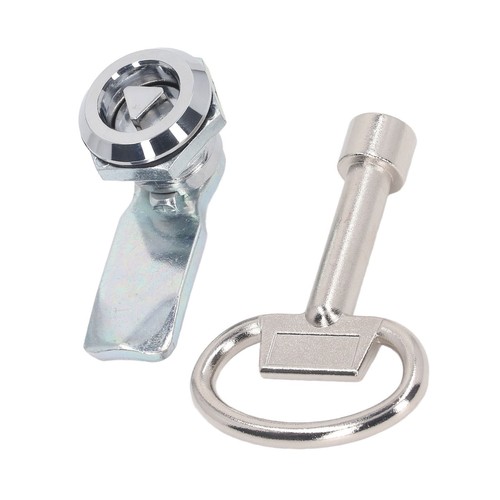 Cam Lock Key Set Triangular Cylinder Plated Zinc Alloy Cabinet Cam Lock - Picture 22 of 22