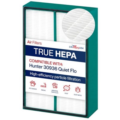 30936 True HEPA Filter for Hunter QuietFlo 30058 30085 30090 30095 30105 30117