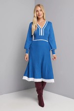 Wallis Cobalt Midi Dress Womens Daywear Dresses