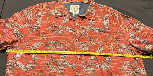 Fat Face UK Jungen Hemd 2XL Rot Hawaii Kurzarm Knopfleiste - Bild 4 von 6