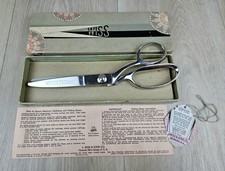 Vintage WISS Model C Chrome Plate Pinking Shears Scissors w/ Original Box Newark