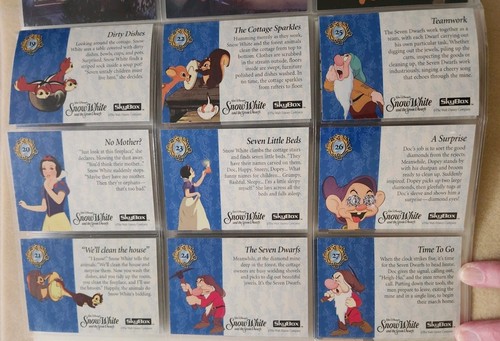 Vintage "Snow White & The Seven Dwarfs" Skybox Disney Trading Cards - Picture 8 of 24