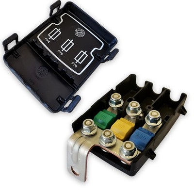 MTA MidiVAL Sicherungsverteiler 3-fach SX MIDI BF1 Streifen Sicherung 32V Halter