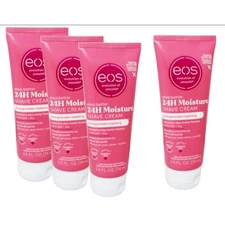 4 Pack Eos Shave Cream Pomegranate Raspberry 2.5 Oz Each