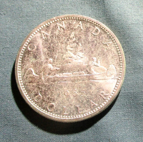 1965 Canada Silver Dollar — photo from another recent sale