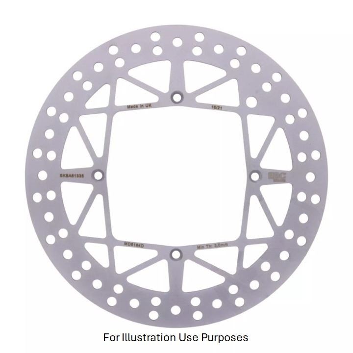 EBC MX/ATV/END Solid FR Brake Disc Front Left for Husqvarna WR 250 60mm 2006-08