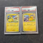 PSA 9 Pikachu Pokemon card TCG 197/SV-P & 120/SV-P Japanese sequential numbers