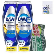 Dawn EZ Squeeze Platinum Liquid Dish Soap 2pk 24.3 Fl Oz Pack of 2