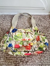 Borsa Kipling floreale bianca multicolore nylon tracolla borsetta borsetta