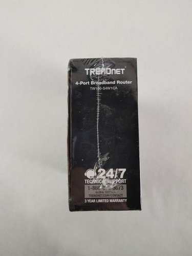 New TRENDnet TW100-S4W1CA 4-Port Broadband Router - Picture 5 of 6