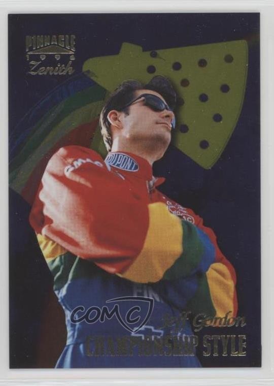 1996 Pinnacle Zenith Championship Style Jeff Gordon #73 HOF 0s5