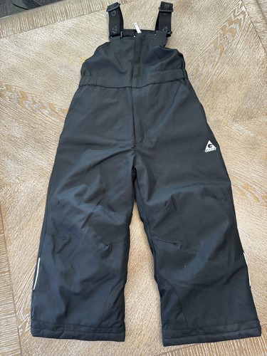 Gerry Black Snow Pants Sz 4T With Suspender Unisex 100% Polyester - Picture 3 of 6